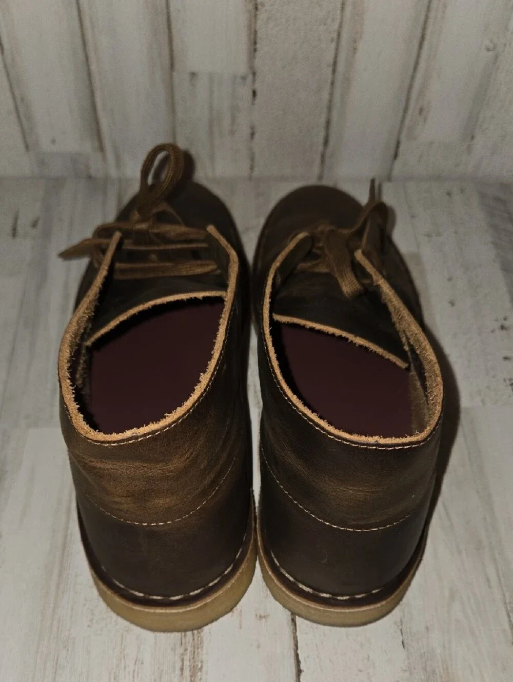Clarks Men’s Brown Leather Chukka Boots